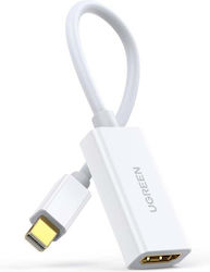 Ugreen MD112 mini DisplayPort male σε HDMI female Ugreen MD112 mini DisplayPort male σε HDMI female