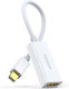 Ugreen MD112 Μετατροπέας mini DisplayPort male σε HDMI female Λευκό 1τμχ