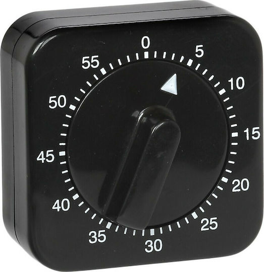 Analog Kitchen Timer Μαύρο