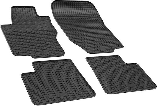 Rigum Set of Front and Rear Mats 4pcs for Mercedes-Benz ML 2006-2012 Black