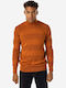 Brokers Jeans Men's Long Sleeve Sweater Turtleneck Camel