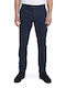 Gabba Paul Men's Trousers Chino Elastic Navy Blue