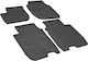 Rigum Set of Front and Rear Mats 4pcs for Honda HR-V 2015+ Black