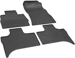 Rigum Set of Front and Rear Mats 4pcs from Rubber for BMW X5 Black 900316