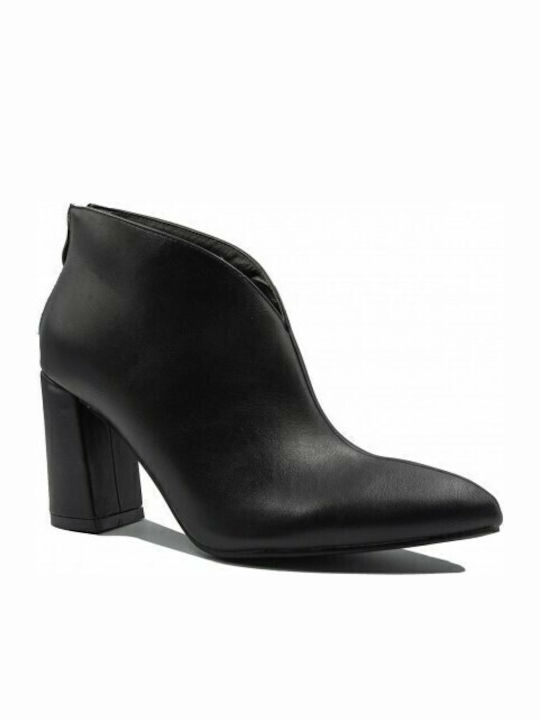 Women's Ankle Boots with High Heel Black