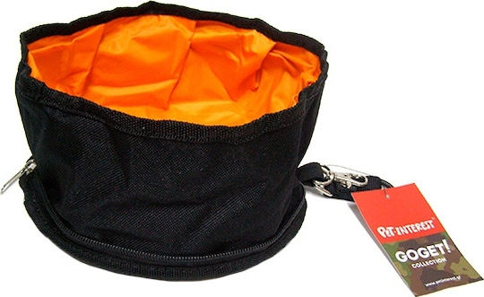 Pet Interest GOGET Stoff Schalen Futter & Wasser für Hund & Katze 2x 300ml in Schwarz Farbe