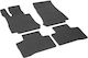 Rigum Set of Front and Rear Mats 4pcs for Mercedes-Benz GLC 2015-2022 Black