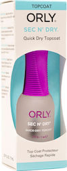 Orly Sec'n Dry 11ml Top Coat Quick Dry 11ml