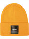Beanie Ανδρικός Σκούφος Πλεκτός σε Κίτρινο χρώμα