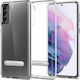 Spigen Ultra Hybrid S Задна Корица Силикон 1.2mm Прозрачен Galaxy S21+ 5G