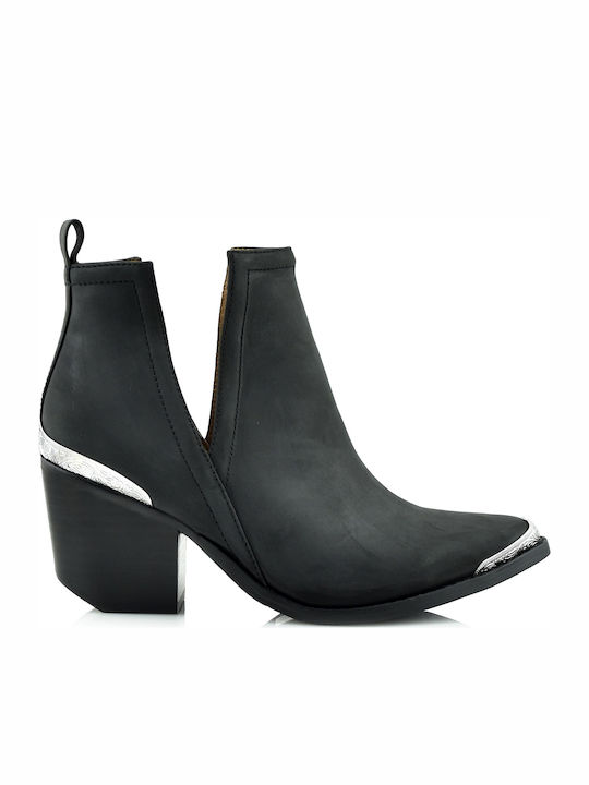Jeffrey Campbell Cromwell Cowboy Μποτάκια Μαύρα
