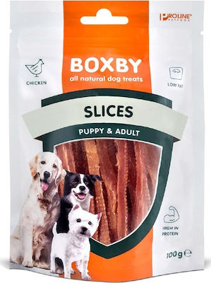 Proline Boxby Slices Treat for Puppies Gluten Free with Chicken 100gr