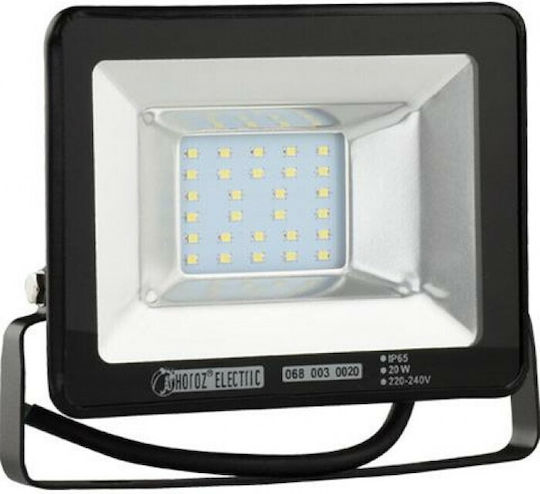 Horoz Electric Puma-20 Wasserdicht LED Flutlicht 20W Kaltweiß 6400K IP65