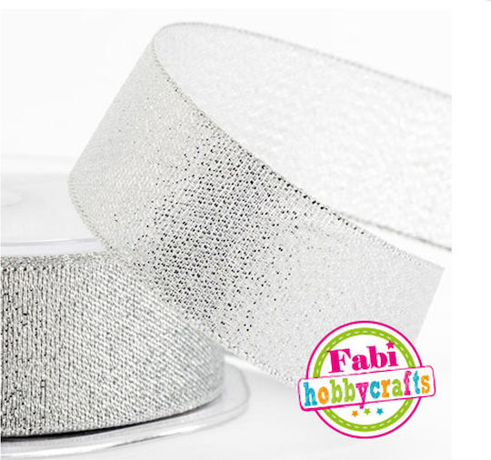 Fabi Ribbon Silver Metallic