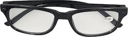 4teen-4ty Reading Glasses +2.50 Black 40475