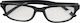 4teen4ty 40476 Reading Glasses +3.00 Black