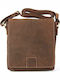 Leather Men's Bag Messenger Tabac Brown