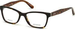 Guess Weiblich Kunststoff Brillenrahmen Braun S...