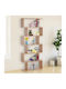 Bücherregal Beige 80x23x192cm