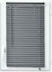 Shade Blind PVC Charcoal grey L150xH180cm