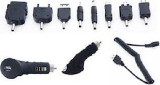Auto Gs Car Charger with one Port: 1xUSB Black Color
