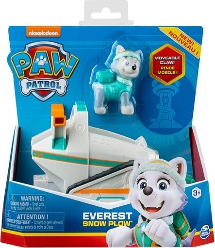 Spin Master Everest Snow Plow Vehicle with Pup Paw Patrol for 3+ Years (Miscellaneous Designs)