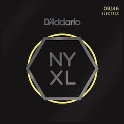 Daddario NYXL Einstellen E-Gitarrensaiten Vernickelter Stahl 9 - 46" Super Light Top / Regular Bottom Daddario NYXL Einstellen E-Gitarrensaiten Vernickelter Stahl 9 - 46" Super Light Top / Regular Bottom