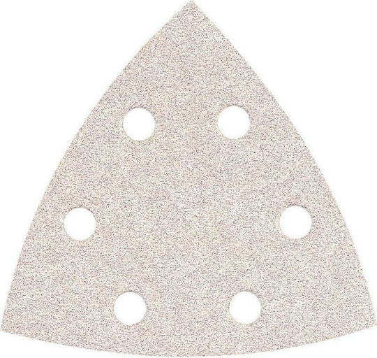 Smirdex 510 White Line Delta Sanding Sheet K80 with 6 Holes 95x95mm