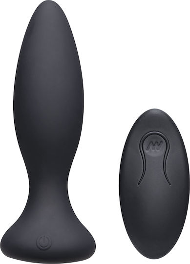 Doc Johnson Butt Plug Vibe Beginner Dop Anal cu Funcție Wireless și Vibrație Black 25.15cm