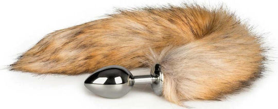 Easytoys Fox Tail Plug No 2 Анална тапа Silver