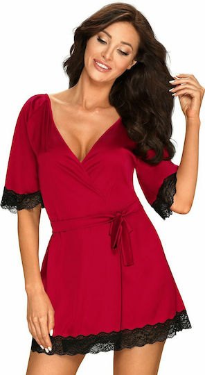 Obsessive Sensuelia Robe Red