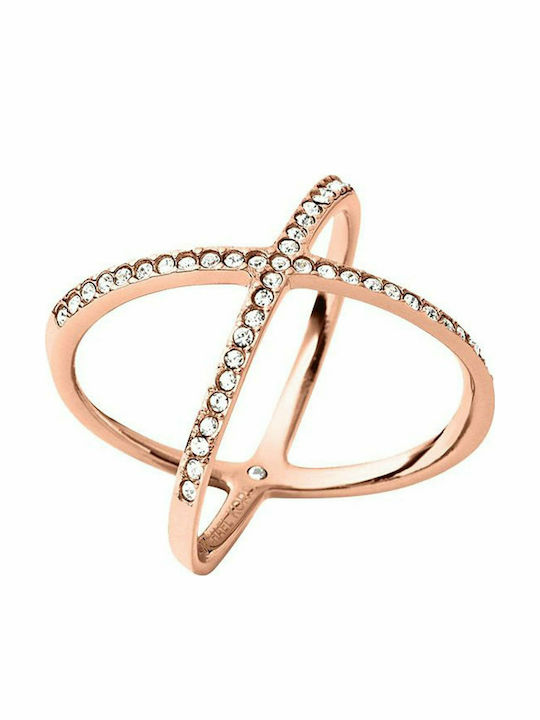 Michael Kors Damen Stahl Vergoldetes Ring Michael Kors Damen Stahl Vergoldetes Ring