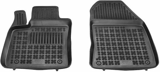 Rezaw Plast Front Mats 2pcs Tray Type for Ford Transit Courier 2014+ Black