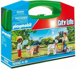 Playmobil Viața în oraș Puppy Playtime Carry Case pentru 4-10 ani