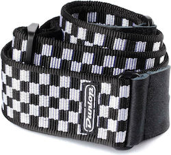 Dunlop Classic Check Strap Black/White