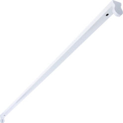 Elvhx Single-Ended Lighting Batten T8 with 1 Slot for LED Lamp 60.8cm