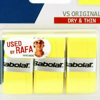 Babolat VS Original Overgrip Κίτρινο 3τμχ