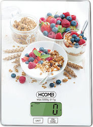 Hoomei Ψηφιακή Ζυγαριά Κουζίνας έως 5kg Πολύχρωμη