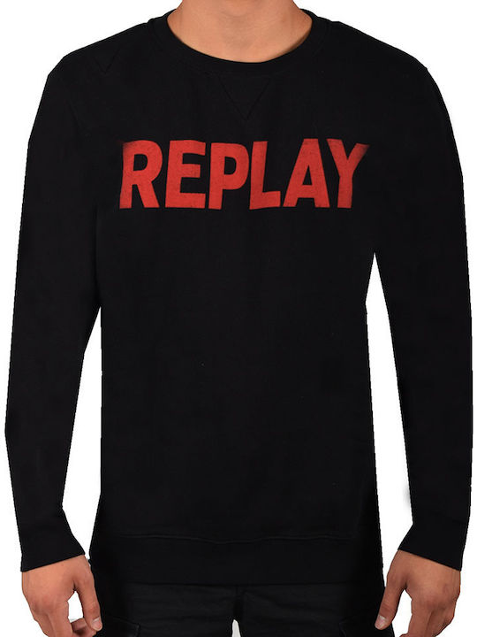 Replay Men's Sweatshirt Black M3436.000.21842-098