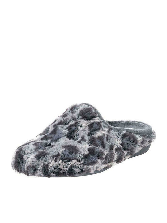 Adam's Shoes Winter Women's Slippers in Gray color