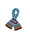 Kids Knitted Scarf Blue