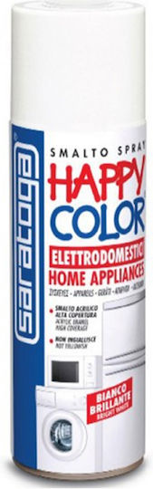 Saratoga Saratoga Sprühfarben Happy Color Elektrischen Haushaltsgeräte Mit Glänzendem Effekt Weiß Weiß 400ml