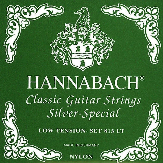 Hannabach 815 Silver Special Low Tension Σετ Χορδών Nylon Κλασικής Κιθάρας 28 - 43"