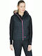 Trespass Aretha FAJKGIN20001 Women's Short Puffer Jacket for Winter with Hood Black FAJKGIN20001-BLP