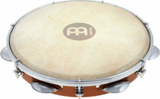 Meinl Ταμπουρίνο Traditional Wood Pandeiro 10" με Φυσικό Δέρμα