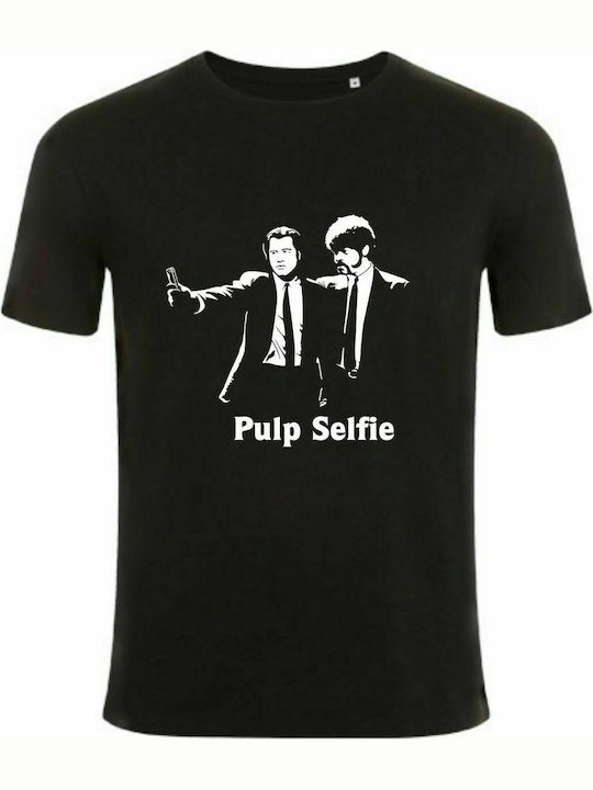 Tricou pentru bărbați "Pulp Selfie", negru, mărime mare