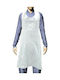 Practic of a Use Apron White 100pcs Γ2-341 Waterproof