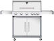 Elite BBQ5100 Gas Grill with 5 pcs 18kW and Side Burner