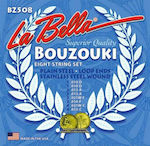 La Bella Πλήρες Σετ Stainless Steel Χορδών για Μπουζούκι 8-String Bouzouki 10 - 31"