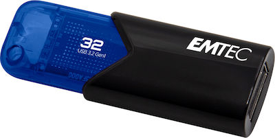 Emtec Click Easy 32GB USB 3.2 Stick Μπλε